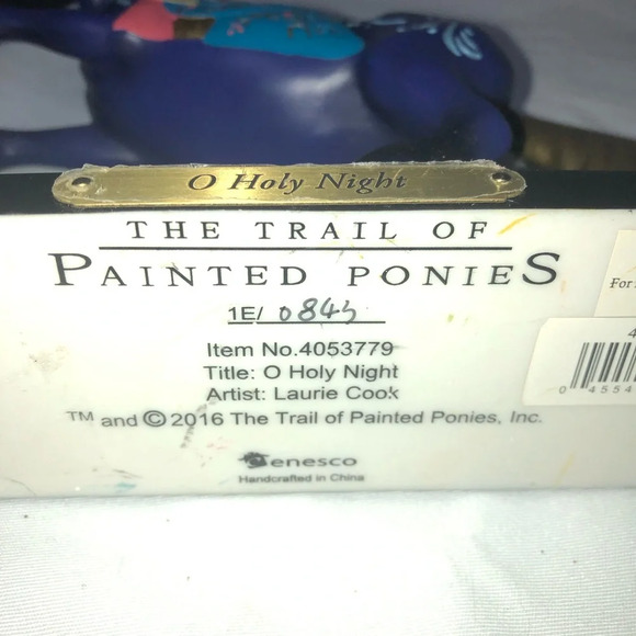The Trail Of Painted Ponies O Holy Night 2016 1E/0843 Enesco Christmas Religious - Picture 11 of 12